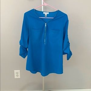 Calvin Klein top, long sleeve, button up sleeve